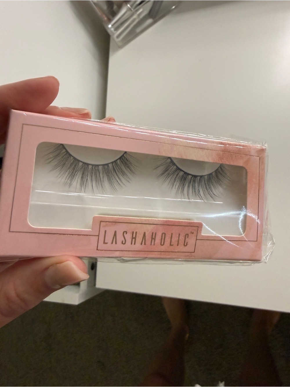 2 pairs of Lashes: Lashaholic False Eyelashes  and Violet Voss lashes
